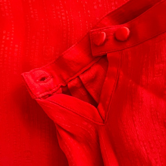 Shawn petite pure silk dress red 8 mod - Picture 4 of 8